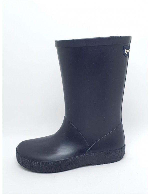 Bota de goma de nia-nio Igor en azul marino Splash - IGOR