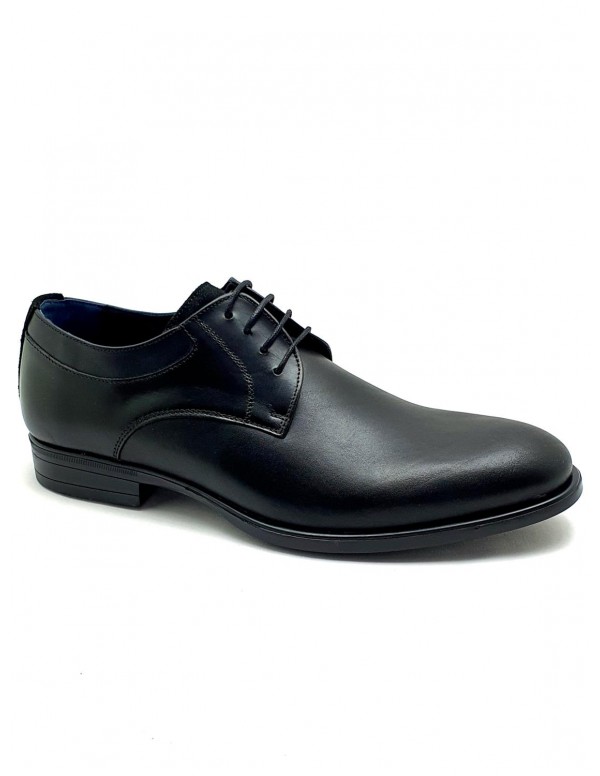Zapato de hombre Shoes en negro/coñac...