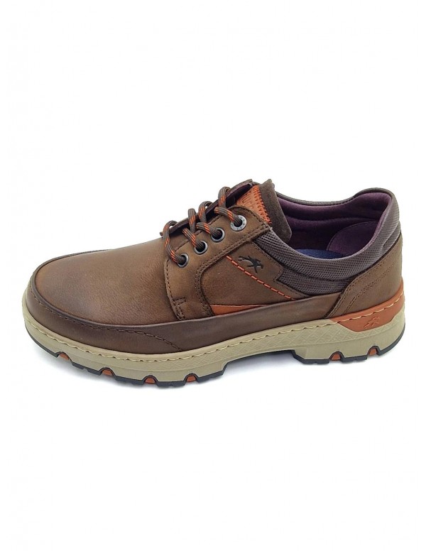 Zapato de hombre Fluchos en marrón F1843