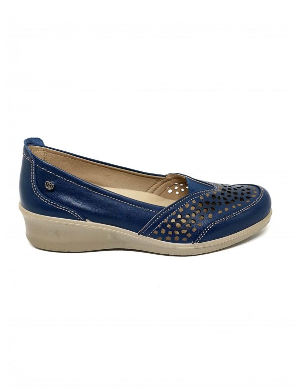 Zapato de mujer Luisetti en azul...