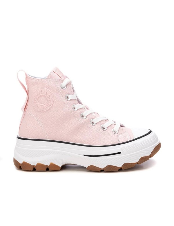 Zapatilla de mujer Refresh en nude o...