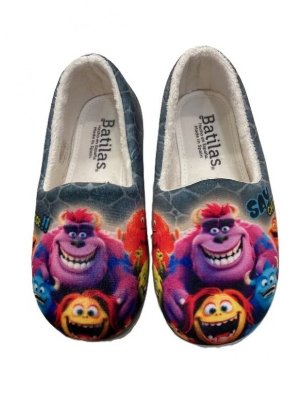 Zapatilla de niños Batilas en gris...
